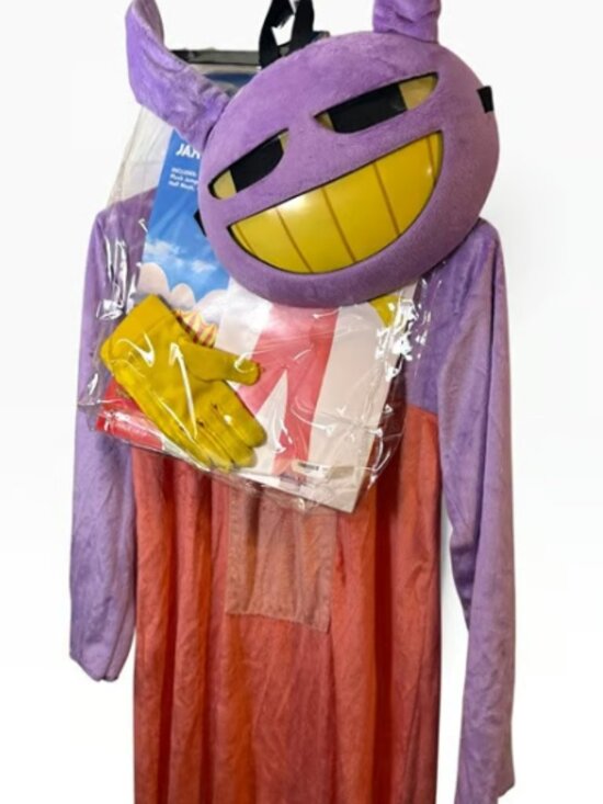 Spirit Other - The Amazing Digital Circus Jax Costume – Kids XL (14–16) – Missing One Glove